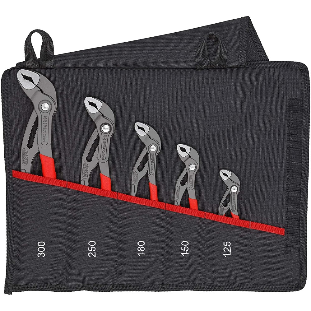 

Knipex Cobra Hightech Water Pump Pliers Set in Tool Roll 5pc