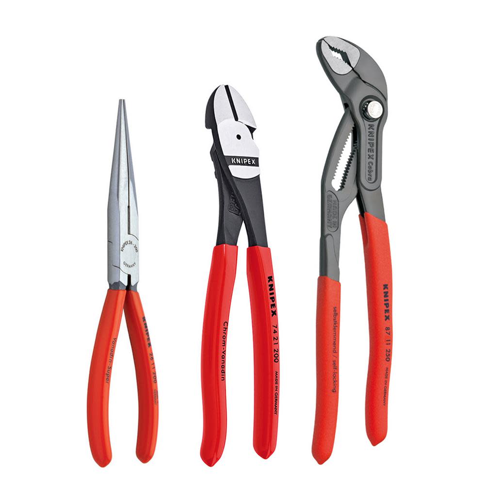 

Knipex Kraft Pliers Set 2 Universal 3pc