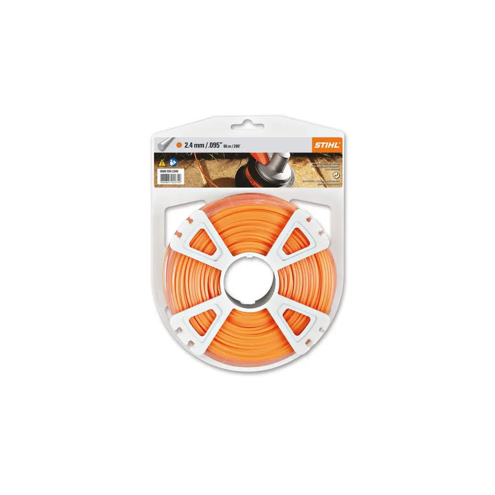 

Stihl 0.095" Diameter x 280' Orange Nylon Trimmer Line