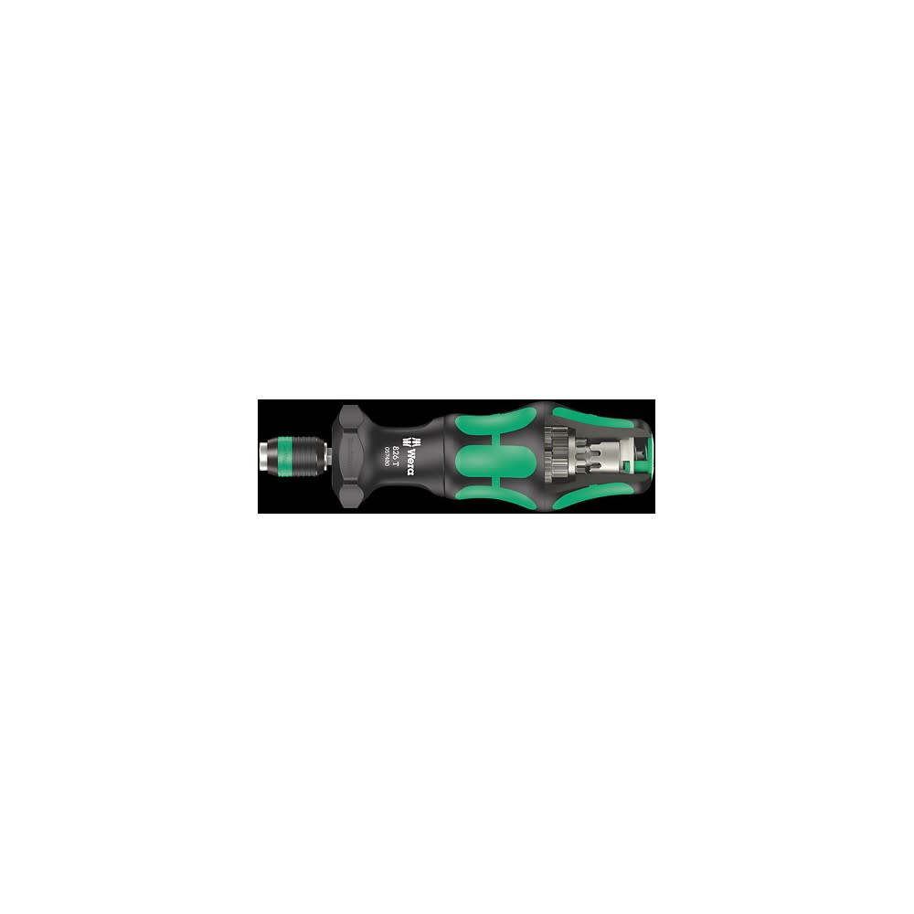 

Wera Tools 826 T Kraftform Turbo Bit-Holding Screwdriver Handle with Chuck