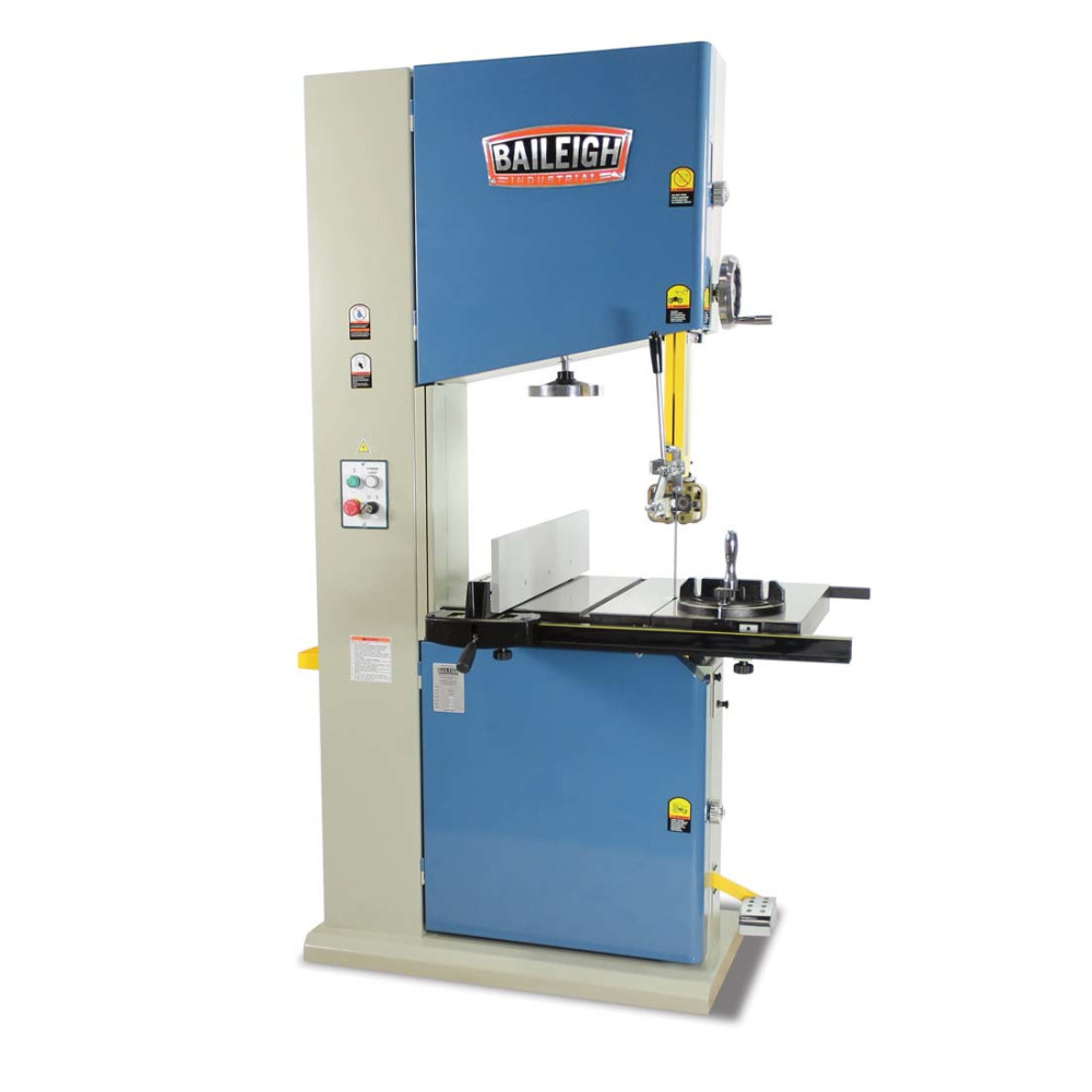 Baileigh WBS-22 Vertical Band Saw 460V 3 Phase 5HP 22"