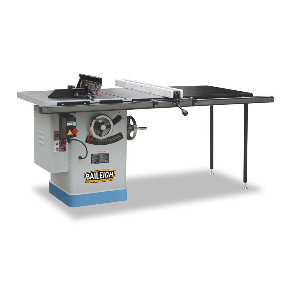 

Baileigh TS-1040P-50-V Professional Cabinet Table Saw 3HP 10"
