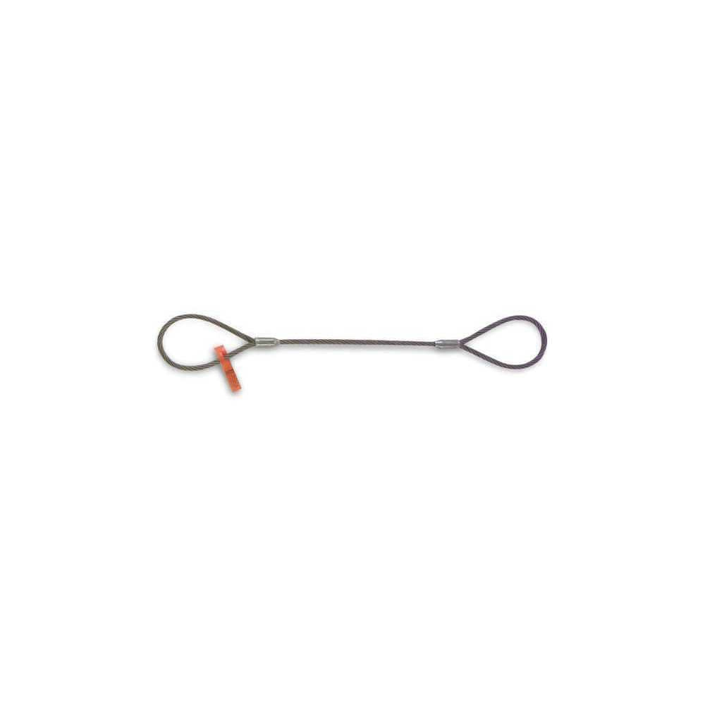 

Lift-All 1/2 In. x 12 Ft. Eye & Eye 6 x 19 Permaloc Wire Rope Sling