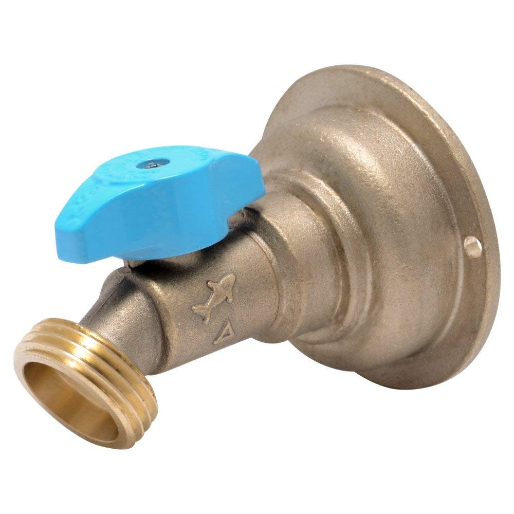 

Sharkbite 3/4" MHT T x 3/4" S MHT 45 Deg Brass Hose Bibb