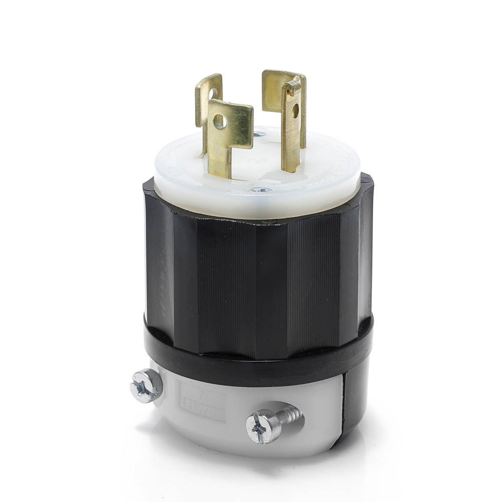 

Leviton 20A 120/208V White & Black 4Pole 4 Wire Non Grounded Plug