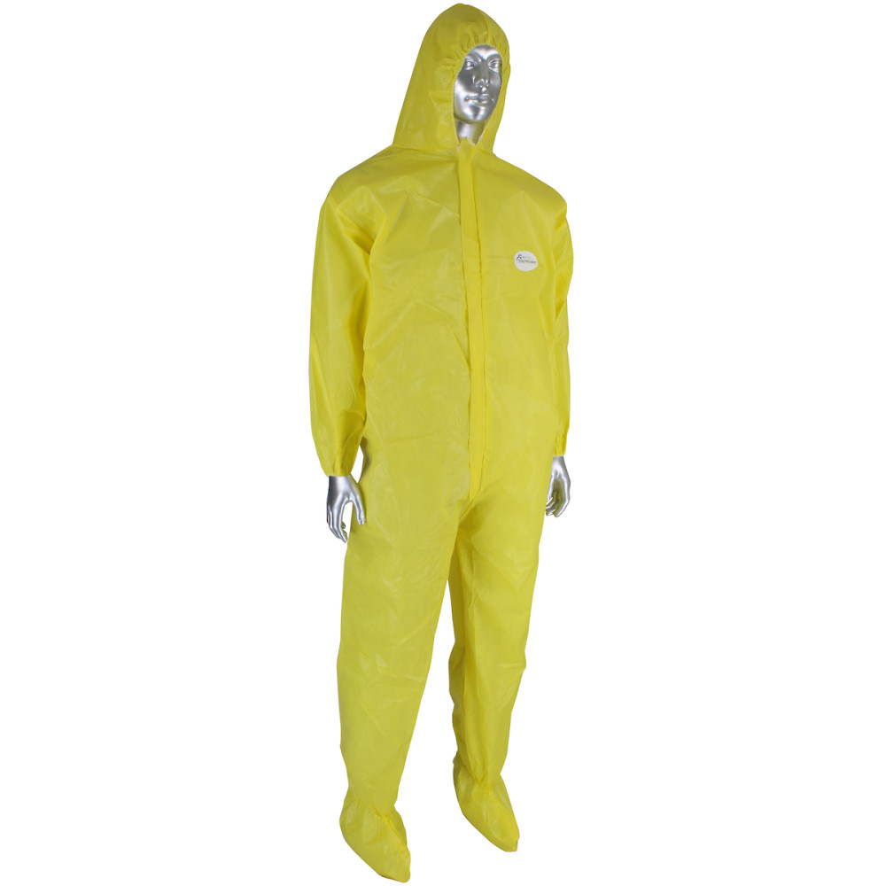

Protective Industrial Products PosiWear UB Plus Yellow Coverall with Elastic Wrist & Ankle