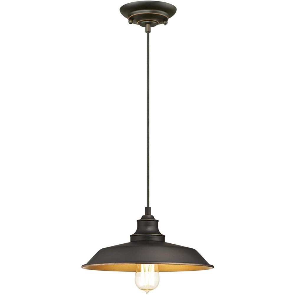 Westinghouse 60W Oil Rubbed Bronze Iron Hill Indoor Pendant