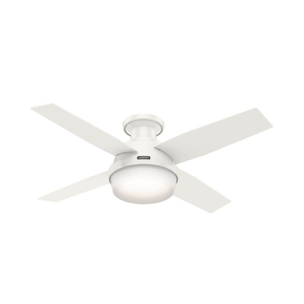 

Hunter Fan Dempsey Ceiling Fan 44" Fresh White Blonde Oak/White
