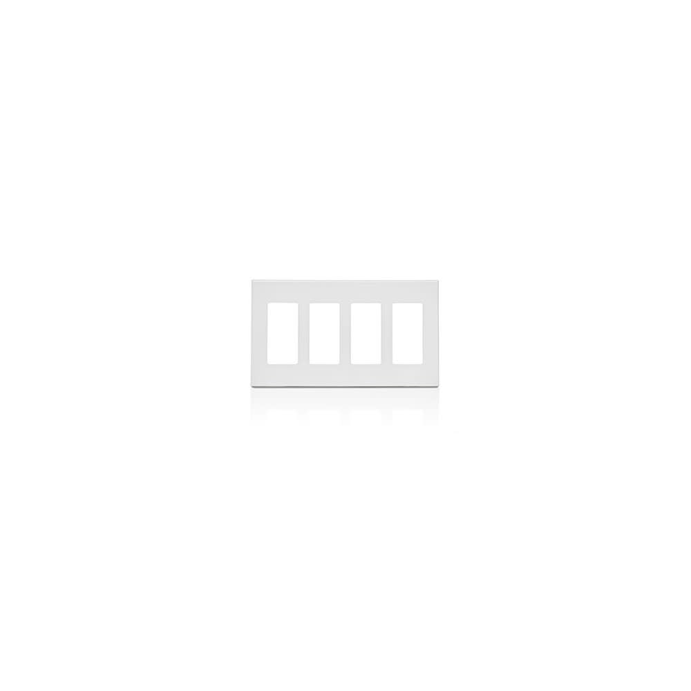 

Leviton 4 Gang Decora Plus Rocker Screwless Wallplate