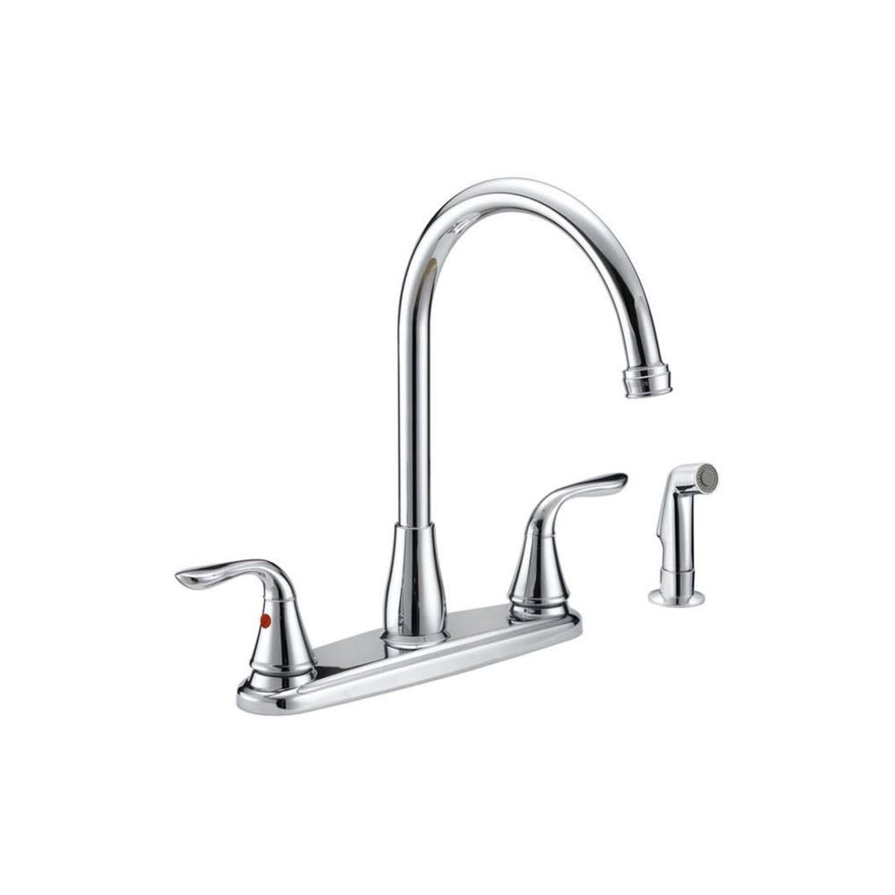 

Homewerks Standard Kitchen Faucet Chrome 2 Handle