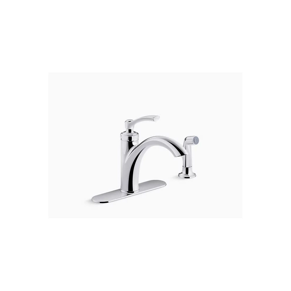 

Kohler Linwood Kitchen Faucet Polished Chrome 1 Handle