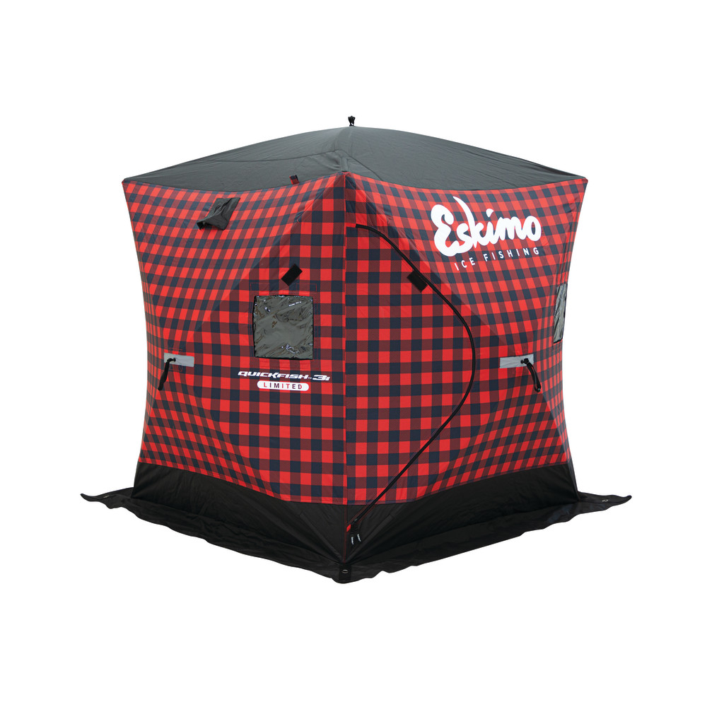 

Eskimo Quickfish 3i Plaid Limited Ice Fishing House Portable