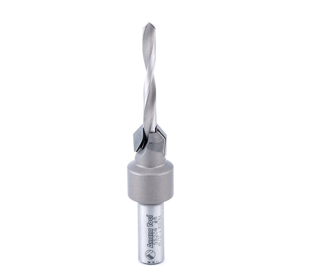 

Amana Tool Carbide Tipped 82 deg High Speed Steel #8 Screw Countersink