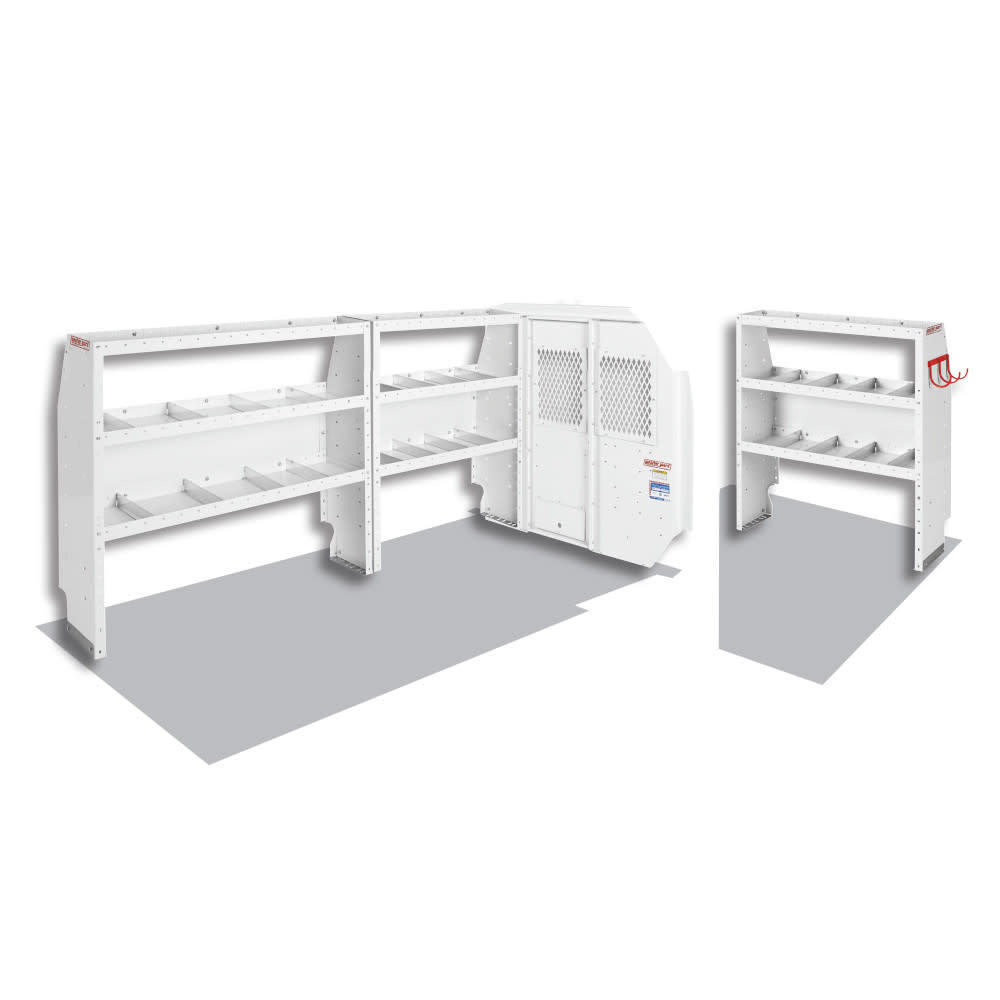 

Weather Guard Commercial Shelving Package for Full-Size 130 Inch Wheel Base Ford Transit Vans