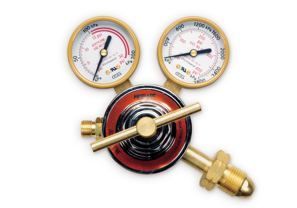 

Hobart Regulator CGA-510 Medium Duty 2" Gauges