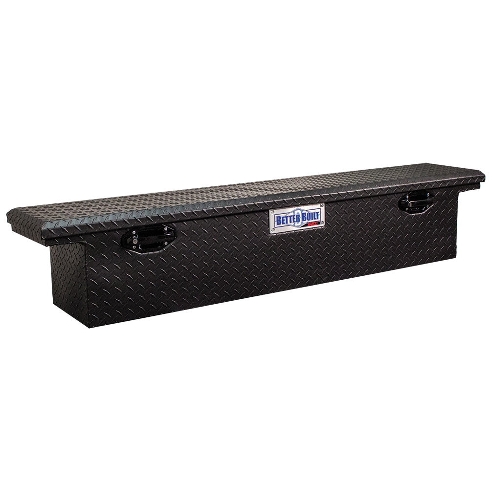 

Better Built 69" SEC Saddle Truck Tool Box LOW PROFILE NARROW MATTE BLACK