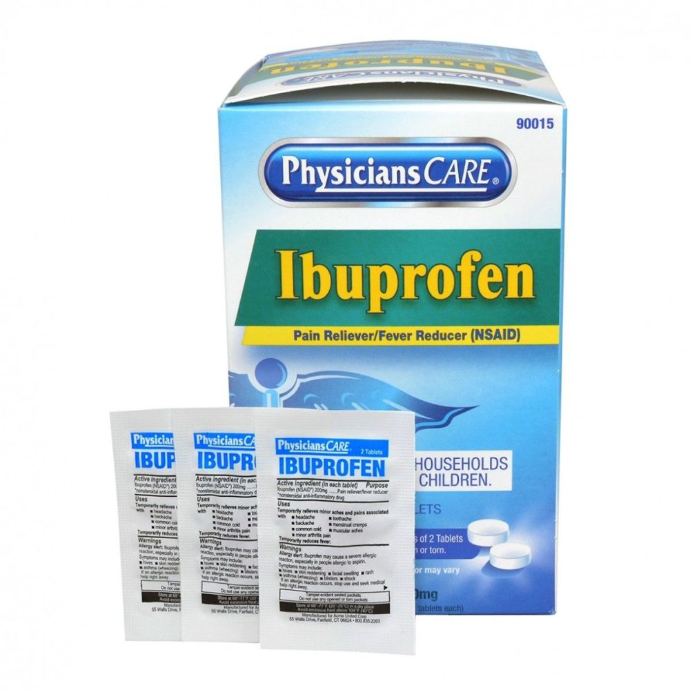 

First Aid Only PhysiciansCare 200mg Ibruprofen Tablets
