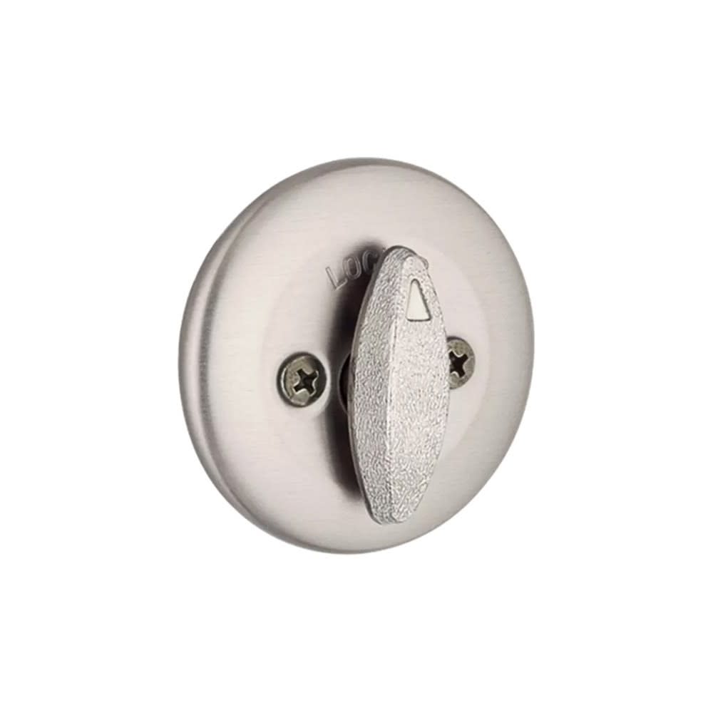 

Kwikset Satin Nickel Single Cylinder Deadbolt with Pin & Tumbler