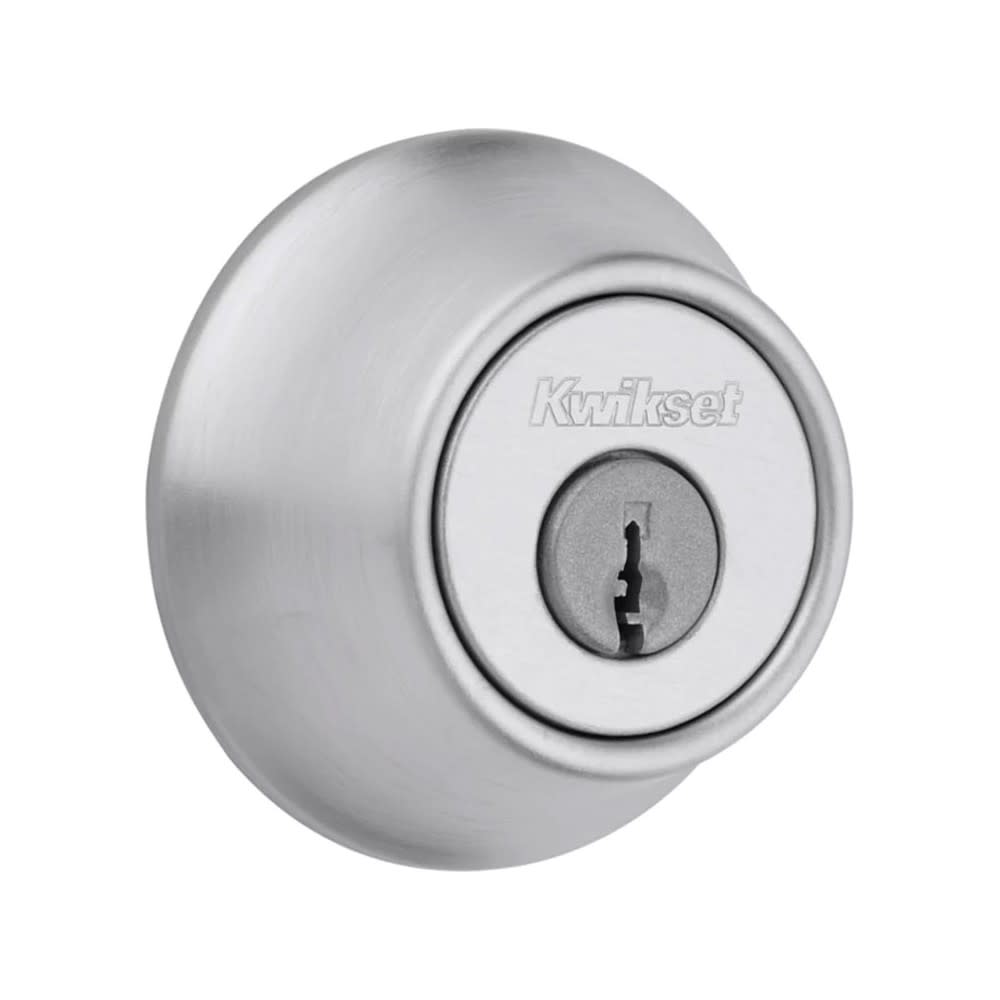 

Kwikset Satin Chrome Double Cylinder Door Deadbolt