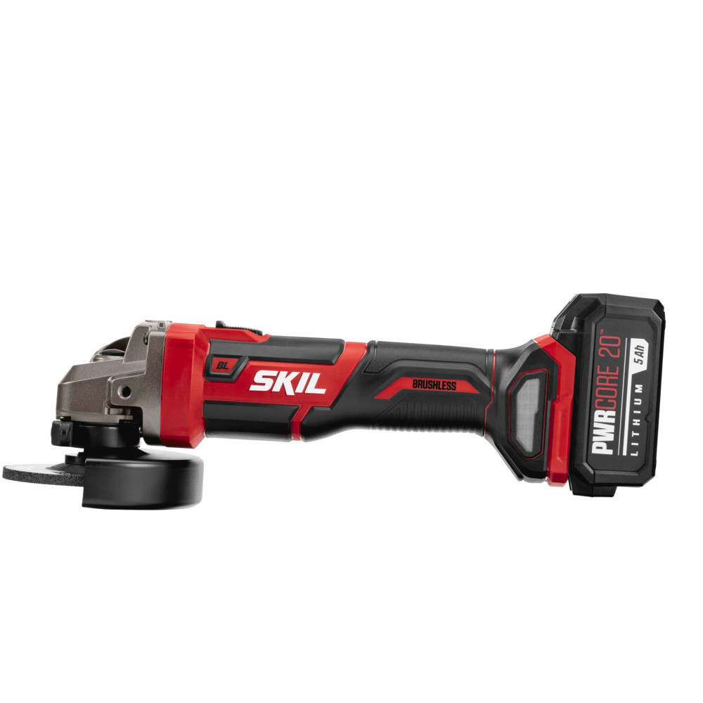 

SKIL PWRCORE 20 Angle Grinder Kit Brushless 20V 4 1/2"