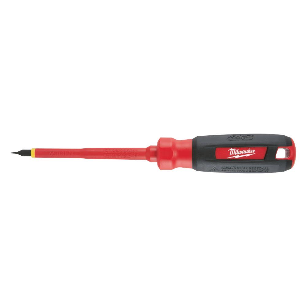

Milwaukee 3/16 in. Cabinet 4 in. 1000V Insulated Screwdriver