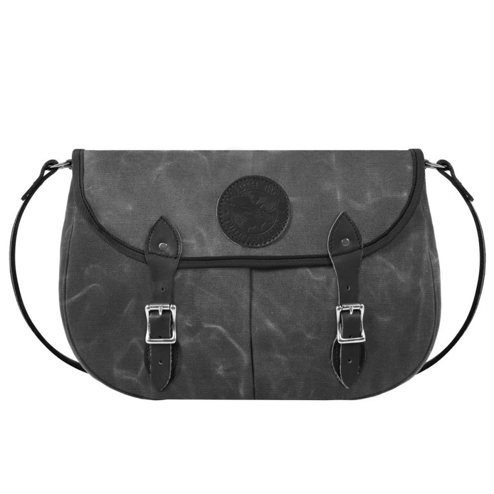 

Duluth Pack 8 Liters Capacity Waxed Grey Large Double Shell Purse