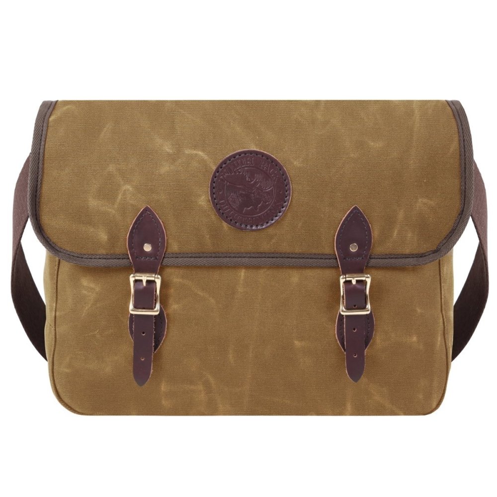 

Duluth Pack 12 Liter Capacity Waxed Khaki Standard Book Bag