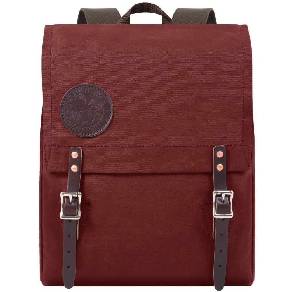 

Duluth Pack 9 Liter Capacity Burgundy Box Style Child's Backpack