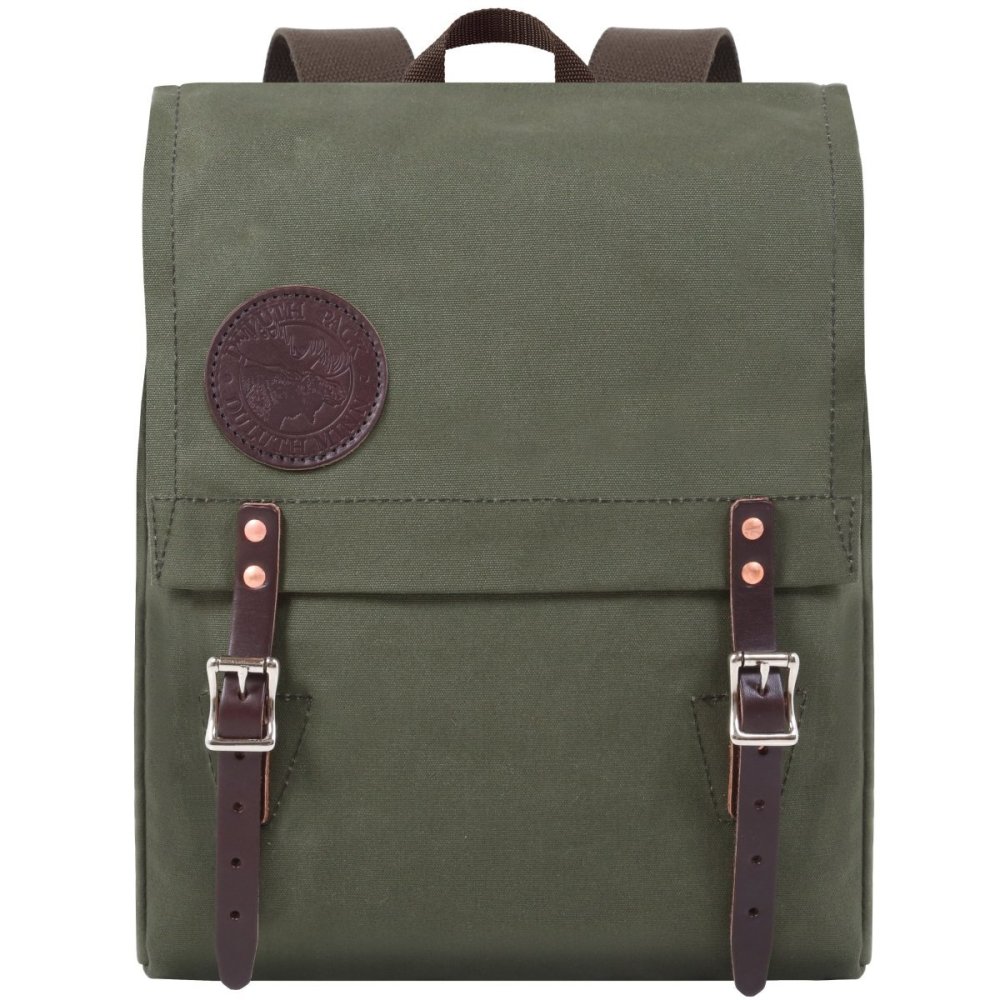 

Duluth Pack 9 Liter Capacity Olive Drab Box Style Child's Backpack