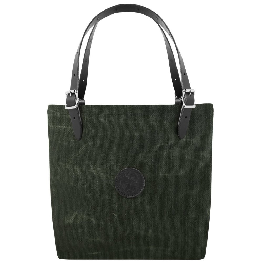 

Duluth Pack 18 Liter Capacity Wax Olive Drab Medium Market Tote