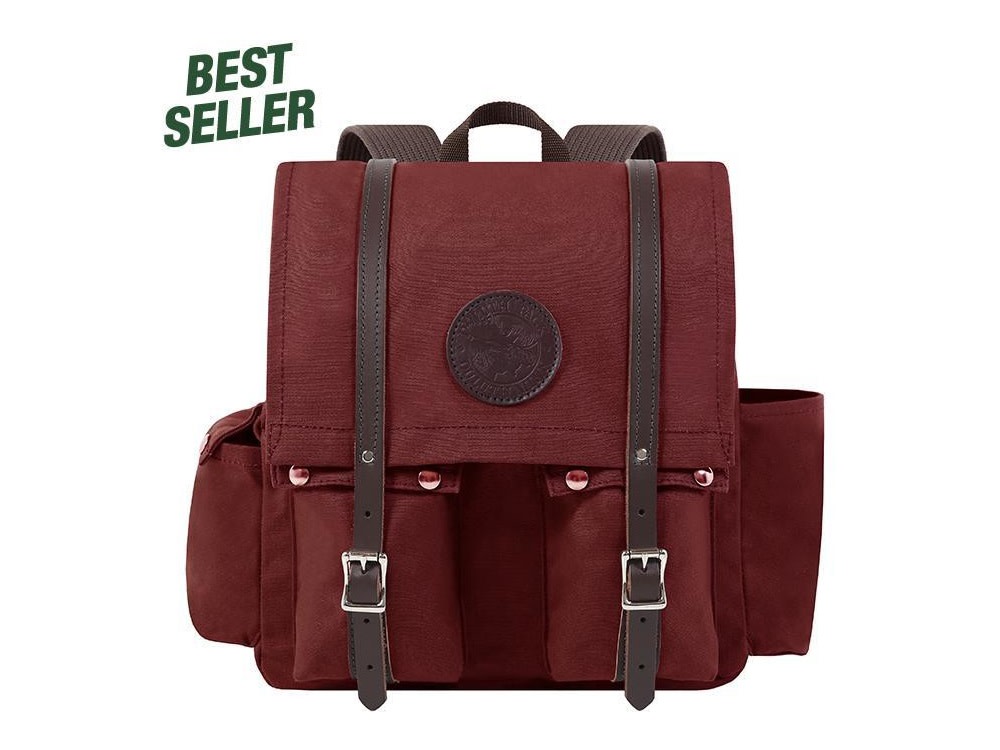 

Duluth Pack 15 Liter Capacity Burgundy Canvas Urban Pack