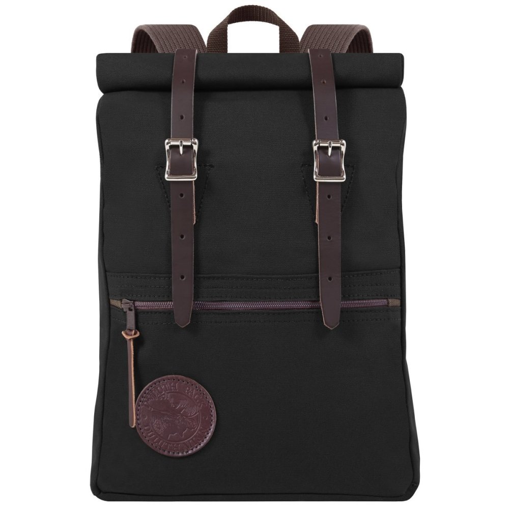 

Duluth Pack 13 Liter Capacity Black Roll Top Scout Pack