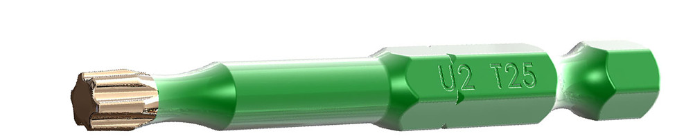 

U2 Fasteners U-Bit T25 2" Impact Bits 25pk