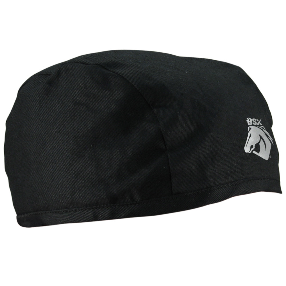 

Black Stallion Welding Beanie Cap Black Cotton One Size Fit All