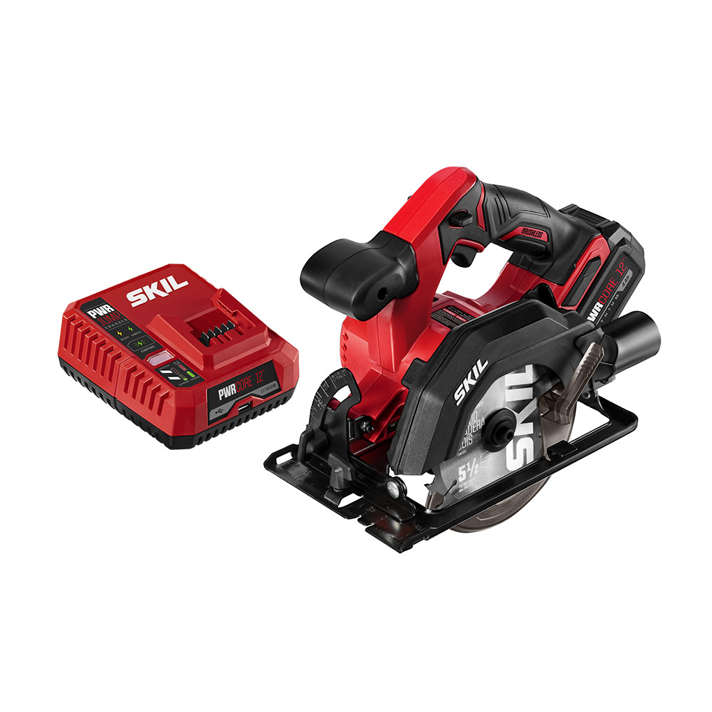

SKIL 12V 5-1/2'' Circular Saw Kit with Pwrcore 12" 4.0 AH Lithium Battery