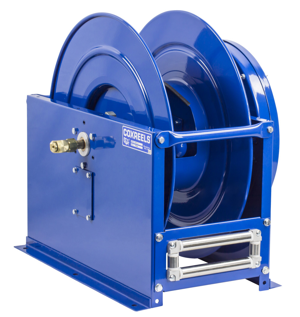 Coxreels Spring Driven Dual Hose Reel 3/8" x 100' 2500PSI No Hose