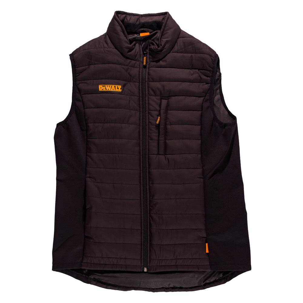 

DEWALT Hybrid Fleece Vest Nylon/Polyester Black Large