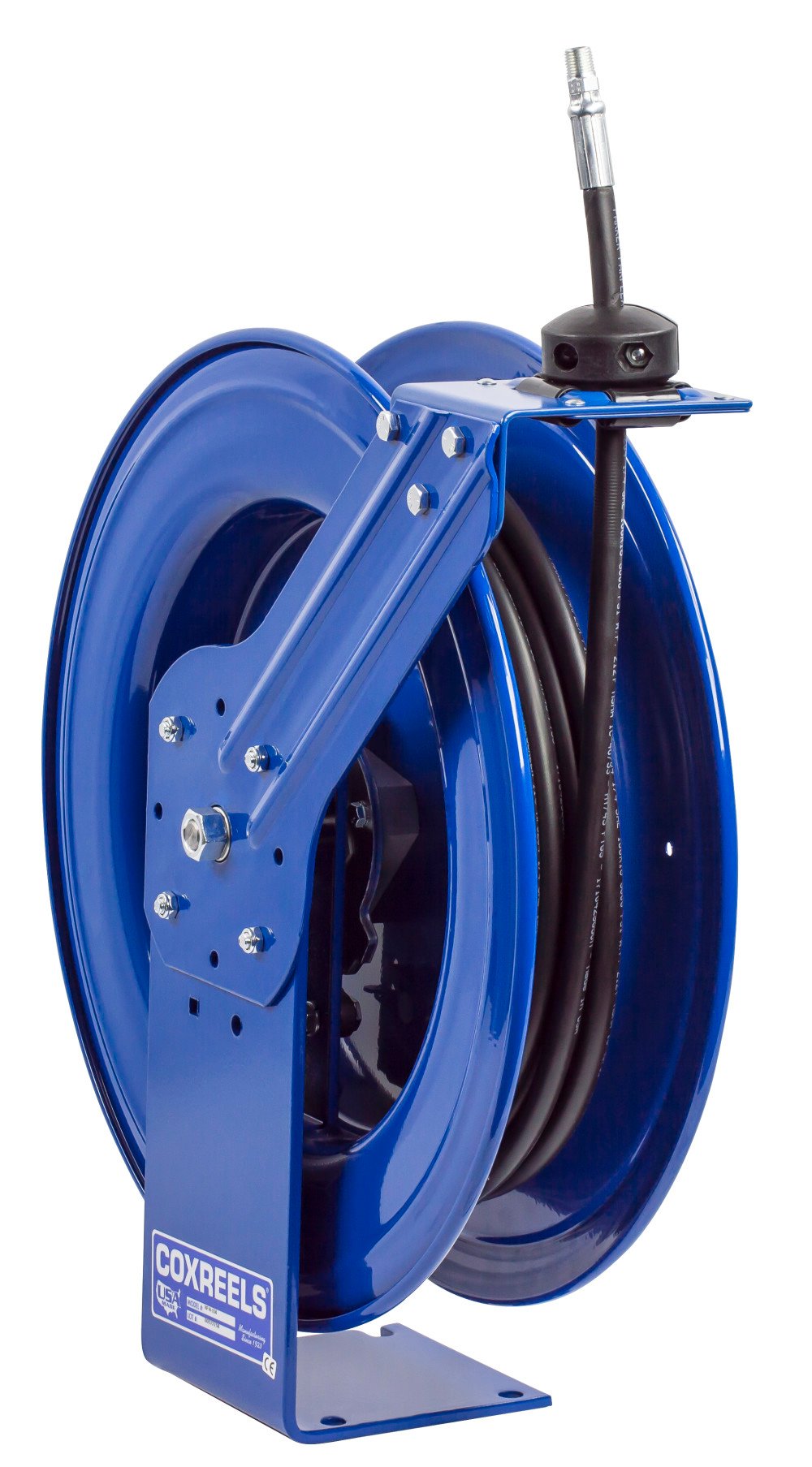Coxreels Heavy Duty Spring Driven Hose Reel 1/4" x 60' 5000PSI