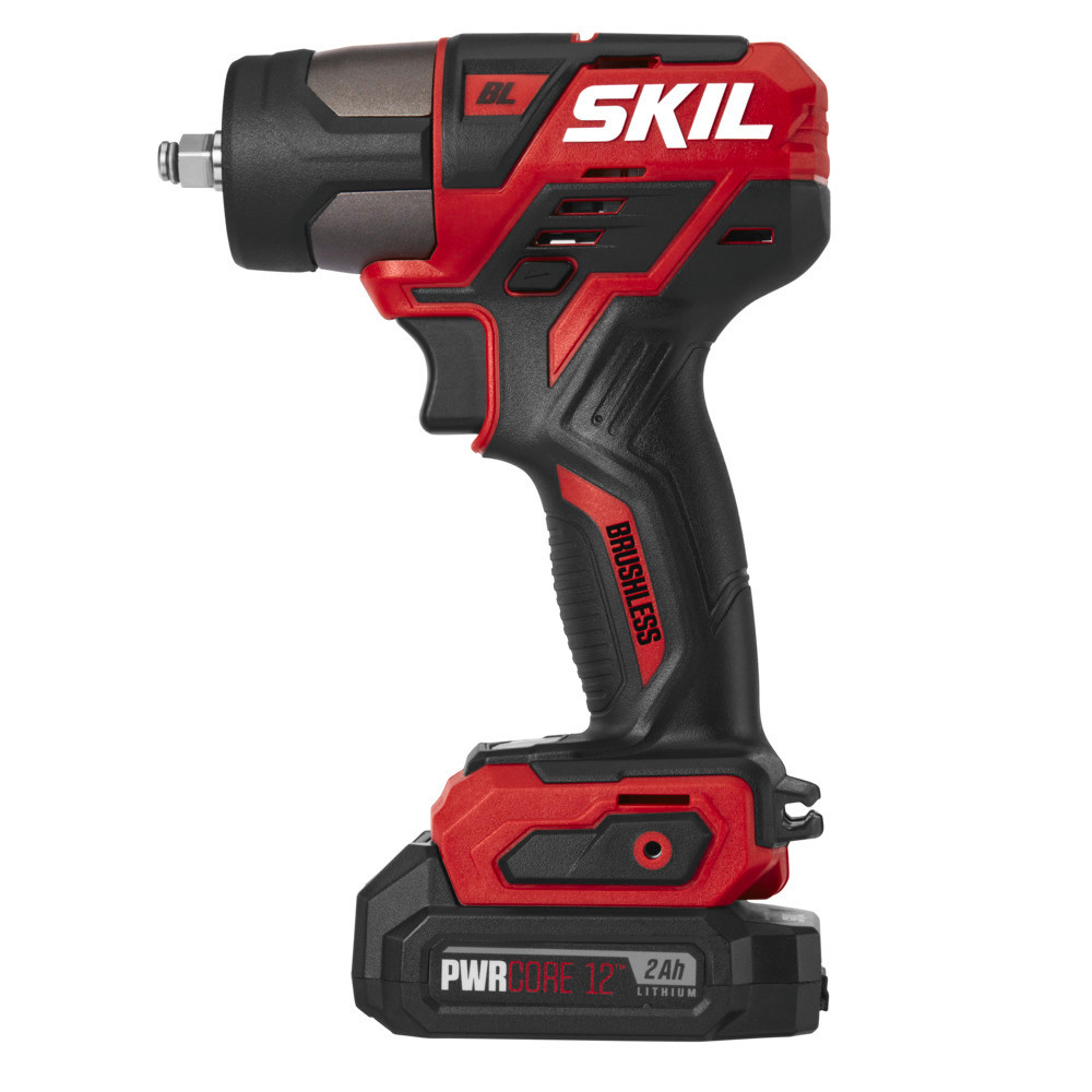 

SKIL PWRCORE 12 Brushless 12V 3/8'' Impact Wrench Kit
