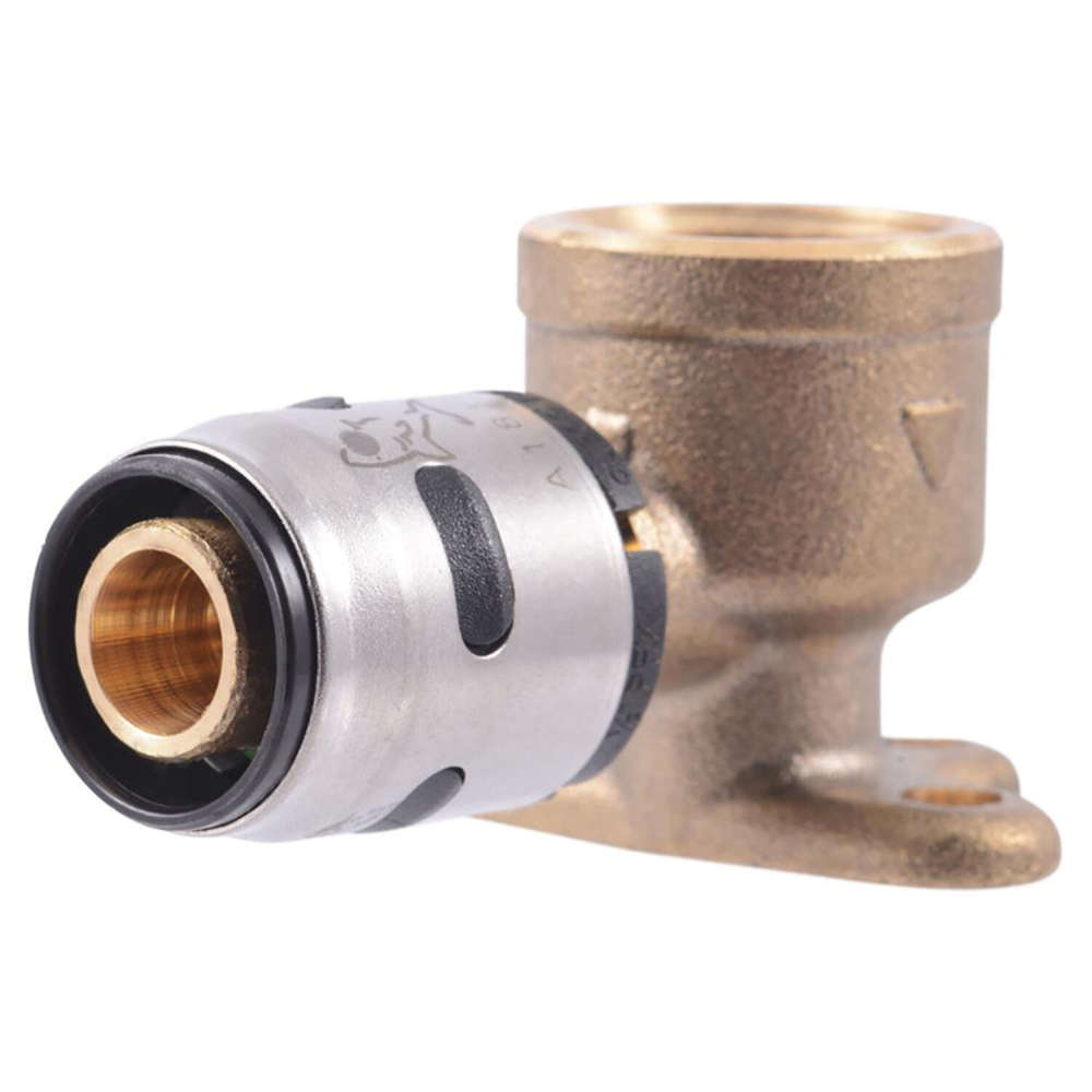 

Sharkbite EvoPEX 1/2" Push T x 1/2" D FPT Drop Ear Elbow