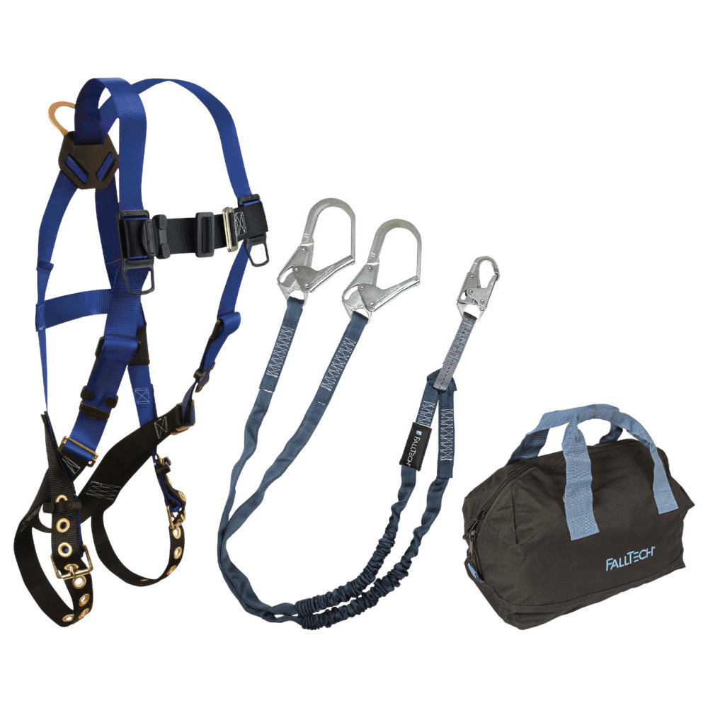 

Falltech Harness & Lanyard Kit with Medium Storage Bag 3pc