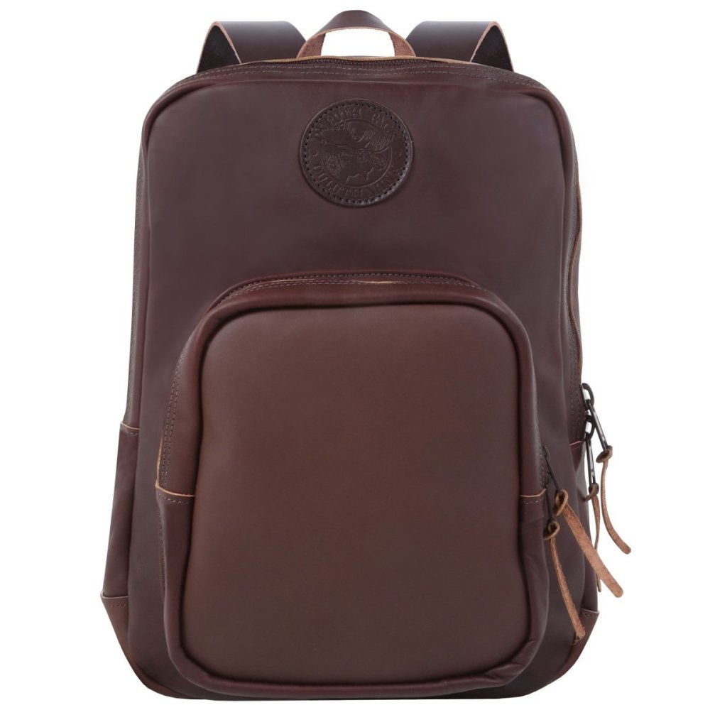 

Duluth Pack 21 Liter Capacity Brown Standard Leather Backpack