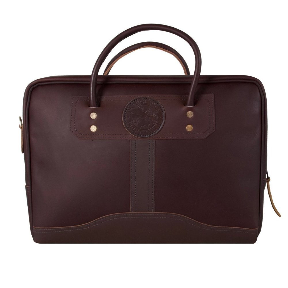 

Duluth Pack 23 Liter Capacity Brown Smooth Leather Computer Briefcase