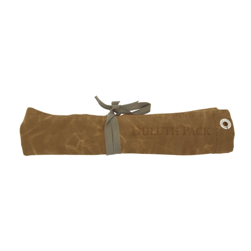 

Duluth Pack Wax Khaki Canvas Utensil Roll
