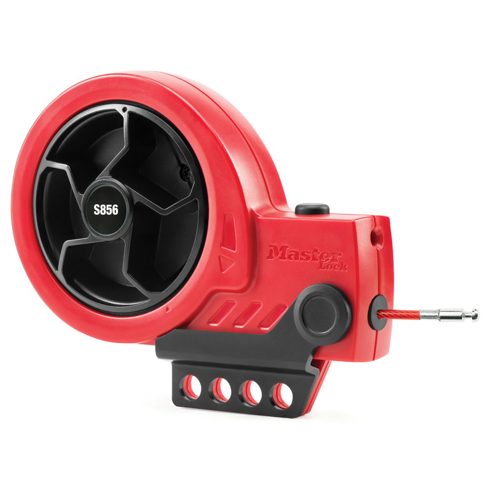 

Master Lock Retractable Cable Lockout Device with Steel Core Cable