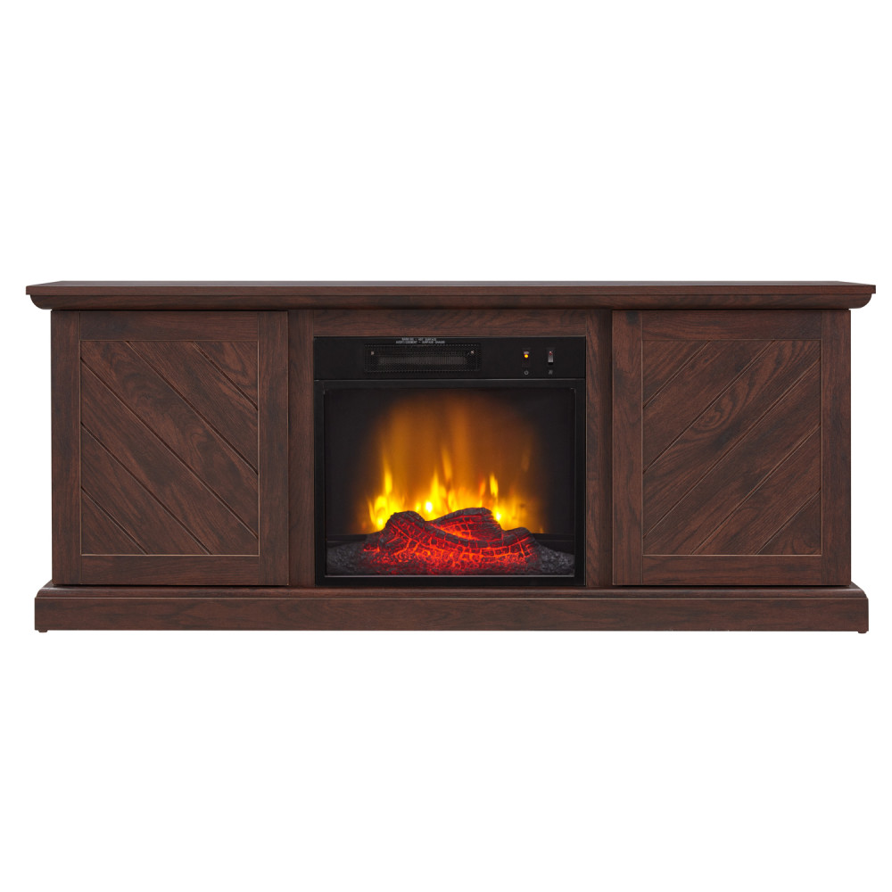 

Hearthpro Media Electric Fireplace with Plank Style