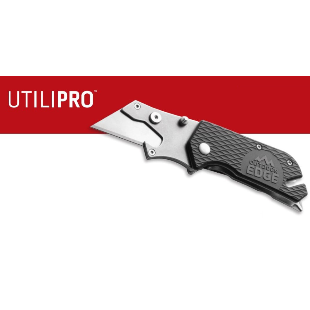 

Outdoor Edge UtiliPro Folding Utility Knife 6 in 1 Black