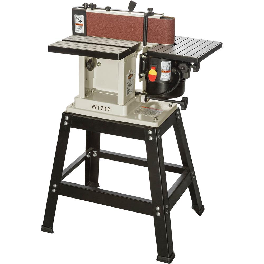 

Shop Fox Horizontal/Vertical Edge Sander 110V 1/3HP 2100 Fpm