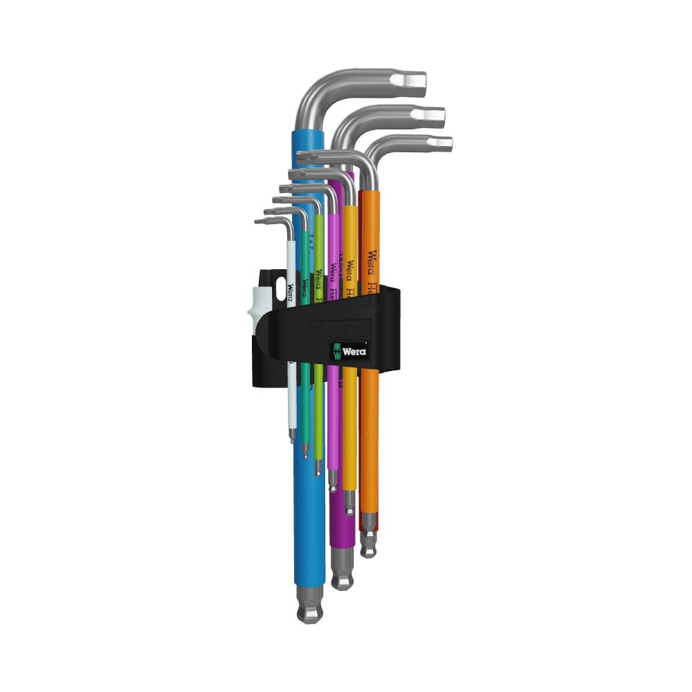 

Wera Tools Metric Stainless 3950/9 Hex-Plus Multicolor 1 L-Key Set