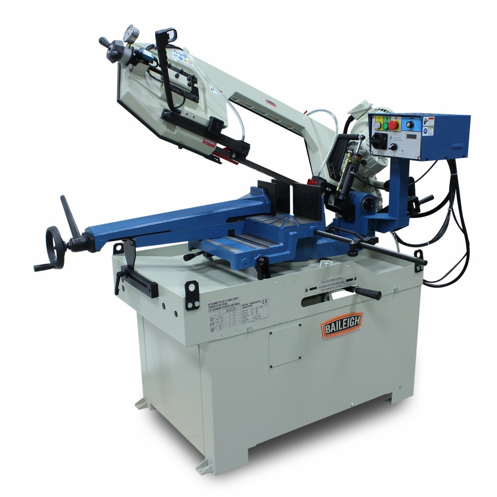 

Baileigh BS-350M Band Saw Manual Dual Mitering 220V 1 Phase